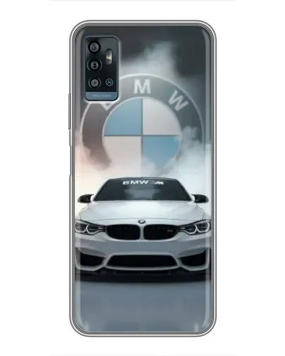 Чехол для ZTE Blade A71 с картинкой «BMW в белом дыму» Чехол для ZTE Blade A71 с картинкой «BMW в белом дыму»