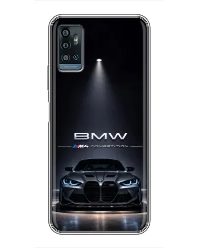 Чехол для ZTE Blade A71 с картинкой «BMW сквозь ночной город» Чехол для ZTE Blade A71 с картинкой «BMW сквозь ночной город»