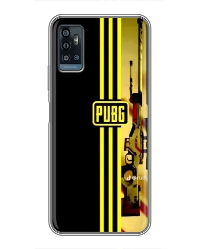 Чохол для ZTE Blade A71 з картинкою «PUBG — камуфляжний шолом»