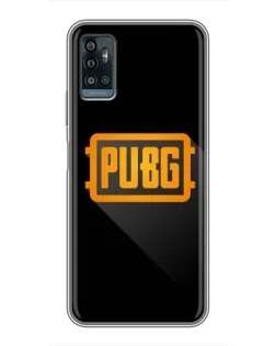 Чохол для ZTE Blade A71 з картинкою «PUBG — рамка лого»