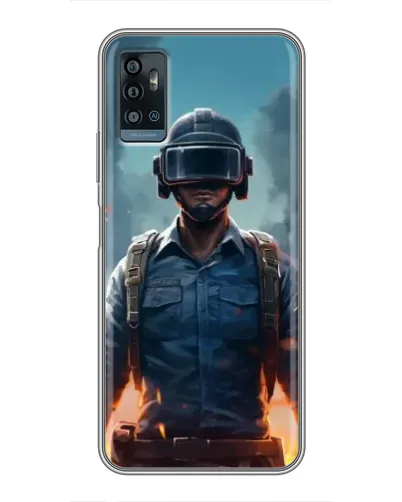 Чохол для ZTE Blade A71 з картинкою «PUBG — реалістичний герой»