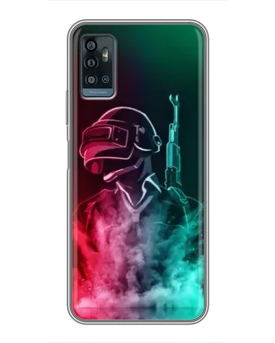 Чохол для ZTE Blade A71 з картинкою «PUBG — вогняний воїн»