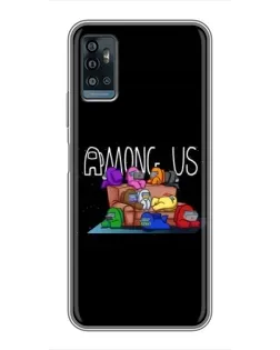Чохол для ZTE Blade A71 з картинкою «Логотип Among Us»