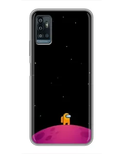 Чехол для ZTE Blade A71 с картинкой «Одинокий герой на планете» Чехол для ZTE Blade A71 с картинкой «Одинокий герой на планете»