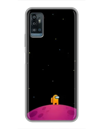 Чехол для ZTE Blade A71 с картинкой «Одинокий герой на планете» Чехол для ZTE Blade A71 с картинкой «Одинокий герой на планете»