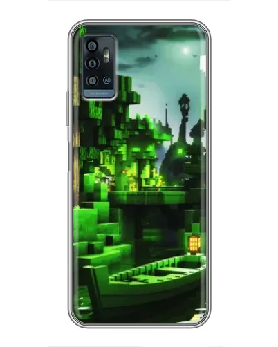 Чохол для ZTE Blade A71 з картинкою «Minecraft лісовий пейзаж» Чохол для ZTE Blade A71 з картинкою «Minecraft лісовий пейзаж»