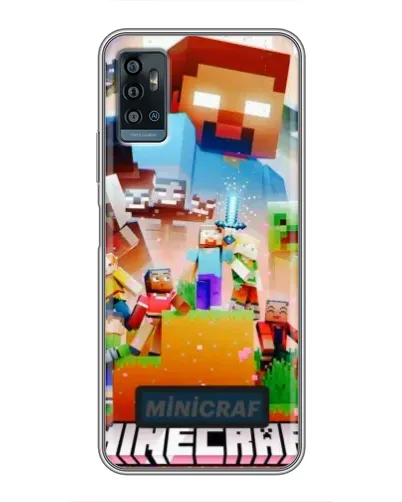 Чохол для ZTE Blade A71 з картинкою «Minecraft герої гри» Чохол для ZTE Blade A71 з картинкою «Minecraft герої гри»