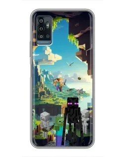 Чохол для ZTE Blade A71 з картинкою «Ендермен у лісі» Чохол для ZTE Blade A71 з картинкою «Ендермен у лісі»