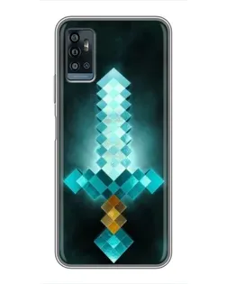 Чохол для ZTE Blade A71 з картинкою «Алмазний меч неон» Чохол для ZTE Blade A71 з картинкою «Алмазний меч неон»