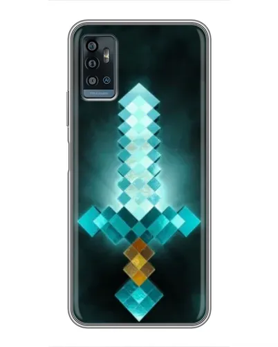 Чохол для ZTE Blade A71 з картинкою «Алмазний меч неон» Чохол для ZTE Blade A71 з картинкою «Алмазний меч неон»
