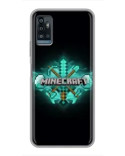 Чохол для ZTE Blade A71 з картинкою «Minecraft Diamond лого» Чохол для ZTE Blade A71 з картинкою «Minecraft Diamond лого»
