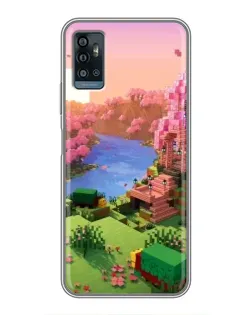 Чохол для ZTE Blade A71 з картинкою «Рожеве дерево Minecraft» Чохол для ZTE Blade A71 з картинкою «Рожеве дерево Minecraft»