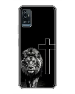 Чохол для ZTE Blade A71 з картинкою «Лев та Хрест»