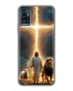 Чохол для ZTE Blade A71 з картинкою «Лев Юди та Світло»