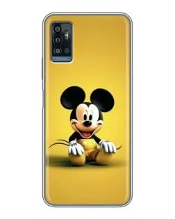 Чехол для ZTE Blade A71 с картинкой «Микки на желтом» Чехол для ZTE Blade A71 с картинкой «Микки на желтом»
