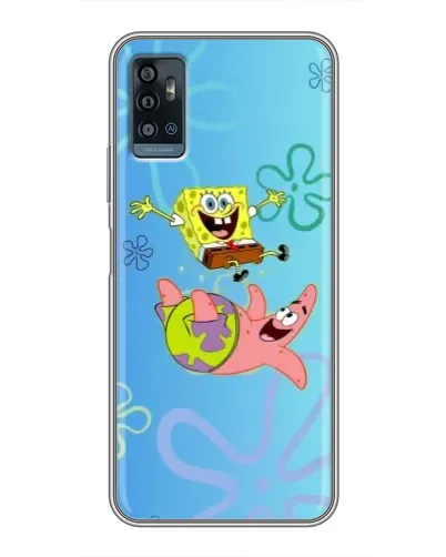 Чохол для ZTE Blade A71 з картинкою «Спанч Боб та Патрік» Чохол для ZTE Blade A71 з картинкою «Спанч Боб та Патрік»