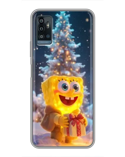 Чохол для ZTE Blade A71 з картинкою «Різдвяний Спанч Боб» Чохол для ZTE Blade A71 з картинкою «Різдвяний Спанч Боб»