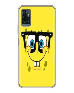 Чехол для ZTE Blade A71 с картинкой «Минималистичный Спанч Боб» Чехол для ZTE Blade A71 с картинкой «Минималистичный Спанч Боб»