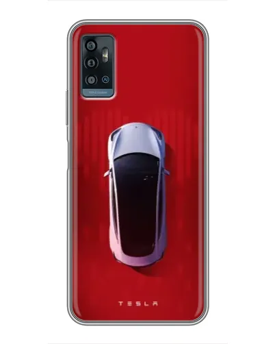 Чехол для ZTE Blade A71 с картинкой «Tesla Top View» Чехол для ZTE Blade A71 с картинкой «Tesla Top View»