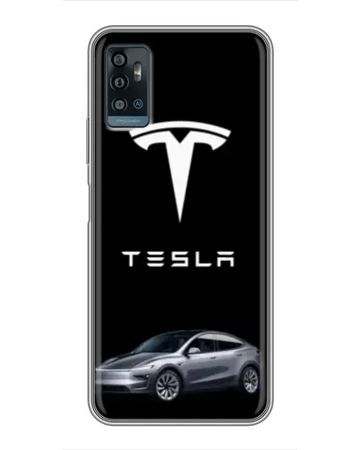 Чехол для ZTE Blade A71 с картинкой «Tesla Model Y» Чехол для ZTE Blade A71 с картинкой «Tesla Model Y»