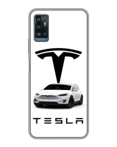 Чехол для ZTE Blade A71 с картинкой «Tesla White Style» Чехол для ZTE Blade A71 с картинкой «Tesla White Style»