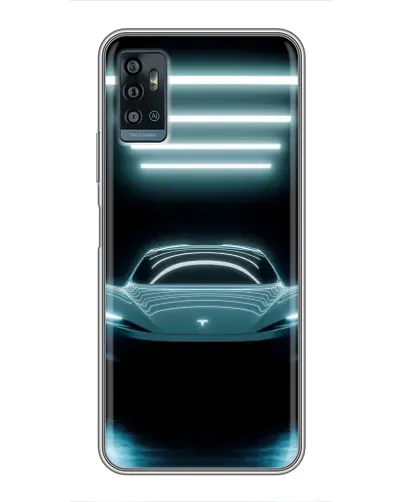 Чехол для ZTE Blade A71 с картинкой «Tesla в неоне» Чехол для ZTE Blade A71 с картинкой «Tesla в неоне»