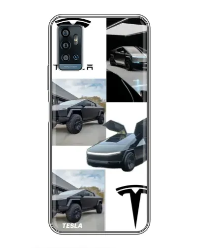 Чехол для ZTE Blade A71 с картинкой «Коллаж Cybertruck Tesla» Чехол для ZTE Blade A71 с картинкой «Коллаж Cybertruck Tesla»