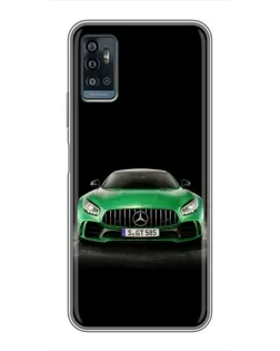 Чехол для ZTE Blade A71 с картинкой «Mercedes — неоновый лого» Чехол для ZTE Blade A71 с картинкой «Mercedes — неоновый лого»