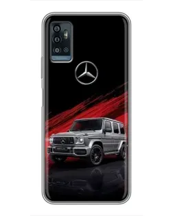 Чехол для ZTE Blade A71 с картинкой «Mercedes G-Class красный» Чехол для ZTE Blade A71 с картинкой «Mercedes G-Class красный»