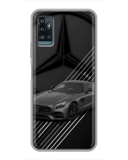 Чехол для ZTE Blade A71 с картинкой «Mercedes AMG — графика» Чехол для ZTE Blade A71 с картинкой «Mercedes AMG — графика»