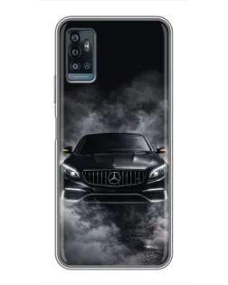 Чехол для ZTE Blade A71 с картинкой «Mercedes в дыму» Чехол для ZTE Blade A71 с картинкой «Mercedes в дыму»
