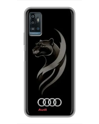 Чохол для ZTE Blade A71 з картинкою «Графіка — пантера та Audi» Чохол для ZTE Blade A71 з картинкою «Графіка — пантера та Audi»
