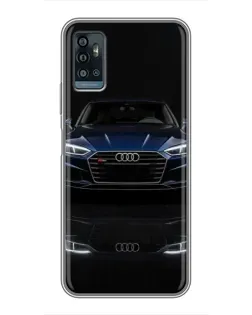 Чохол для ZTE Blade A71 з картинкою «Audi — нічне відображення»