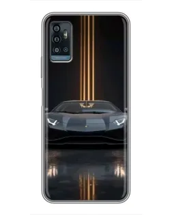 Чехол для ZTE Blade A71 с картинкой «Lamborghini золотые линии» Чехол для ZTE Blade A71 с картинкой «Lamborghini золотые линии»
