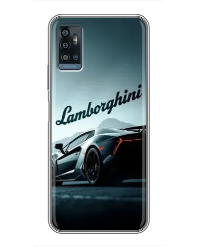Чехол для ZTE Blade A71 с картинкой «Классическая надпись Lamborghini»