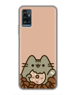 Чехол для ZTE Blade A71 с картинкой «Кофейный Пушин» Чехол для ZTE Blade A71 с картинкой «Кофейный Пушин»