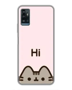 Чехол для ZTE Blade A71 с картинкой «Пушин говорит Hi» Чехол для ZTE Blade A71 с картинкой «Пушин говорит Hi»