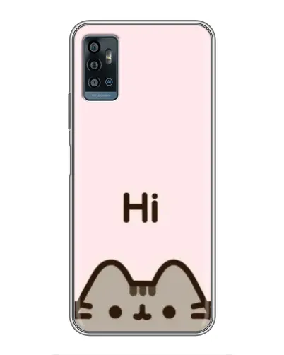 Чохол для ZTE Blade A71 з картинкою «Пушин каже Hi» Чохол для ZTE Blade A71 з картинкою «Пушин каже Hi»