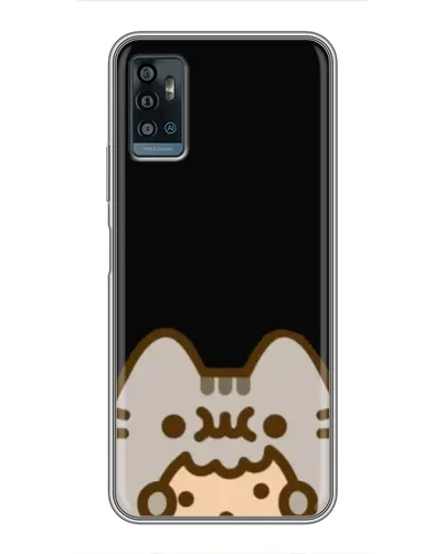 Чохол для ZTE Blade A71 з картинкою «Пушин на чорному» Чохол для ZTE Blade A71 з картинкою «Пушин на чорному»