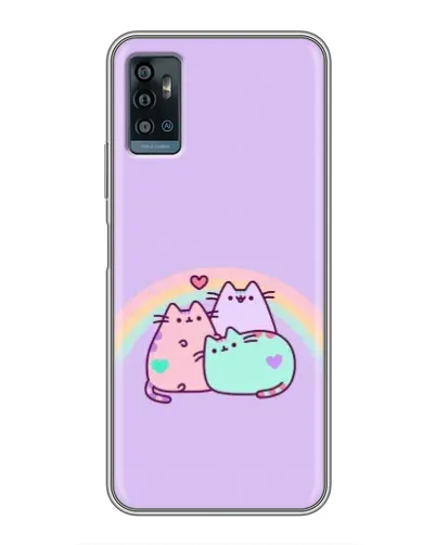 Чохол для ZTE Blade A71 з картинкою «Веселкові Пушини» Чохол для ZTE Blade A71 з картинкою «Веселкові Пушини»