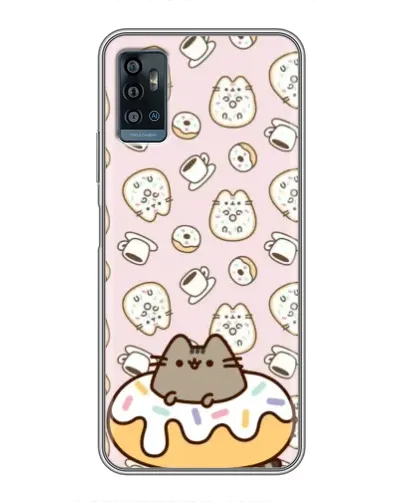 Чохол для ZTE Blade A71 з картинкою «Пушин на пончику» Чохол для ZTE Blade A71 з картинкою «Пушин на пончику»