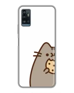 Чохол для ZTE Blade A71 з картинкою «Пушин з печивом»