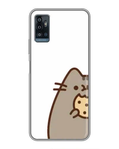 Чохол для ZTE Blade A71 з картинкою «Пушин з печивом» Чохол для ZTE Blade A71 з картинкою «Пушин з печивом»