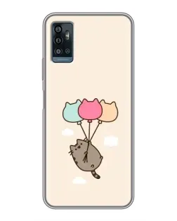 Чохол для ZTE Blade A71 з картинкою «Пушин на кульках»