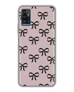 Чохол для ZTE Blade A71 з картинкою «Чорні бантики» Чохол для ZTE Blade A71 з картинкою «Чорні бантики»