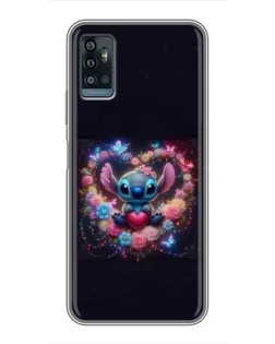 Чохол для ZTE Blade A71 з картинкою «Stitch у квітах» Чохол для ZTE Blade A71 з картинкою «Stitch у квітах»