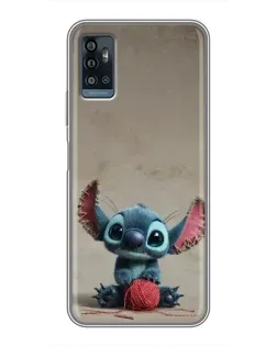 Чохол для ZTE Blade A71 з картинкою «Стіч на чоричневому фоні» Чохол для ZTE Blade A71 з картинкою «Стіч на чоричневому фоні»