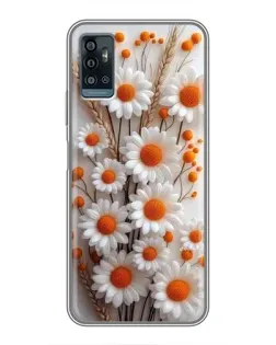 Чохол для ZTE Blade A71 з картинкою «Білі сухоцвіти» Чохол для ZTE Blade A71 з картинкою «Білі сухоцвіти»