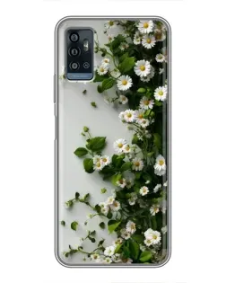 Чохол для ZTE Blade A71 з картинкою «Гілка дрібних білих квітів» Чохол для ZTE Blade A71 з картинкою «Гілка дрібних білих квітів»