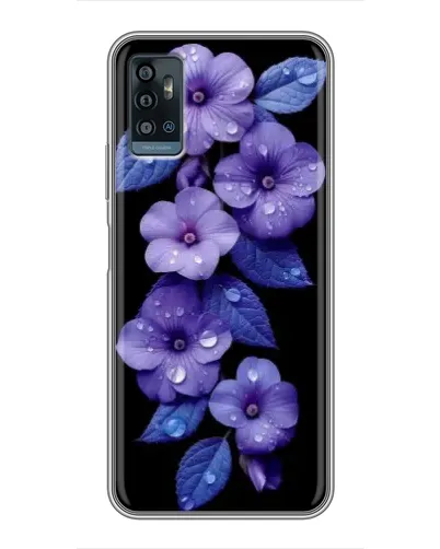 Чехол для ZTE Blade A71 с картинкой «Фиолетовые цветы с росою» Чехол для ZTE Blade A71 с картинкой «Фиолетовые цветы с росою»